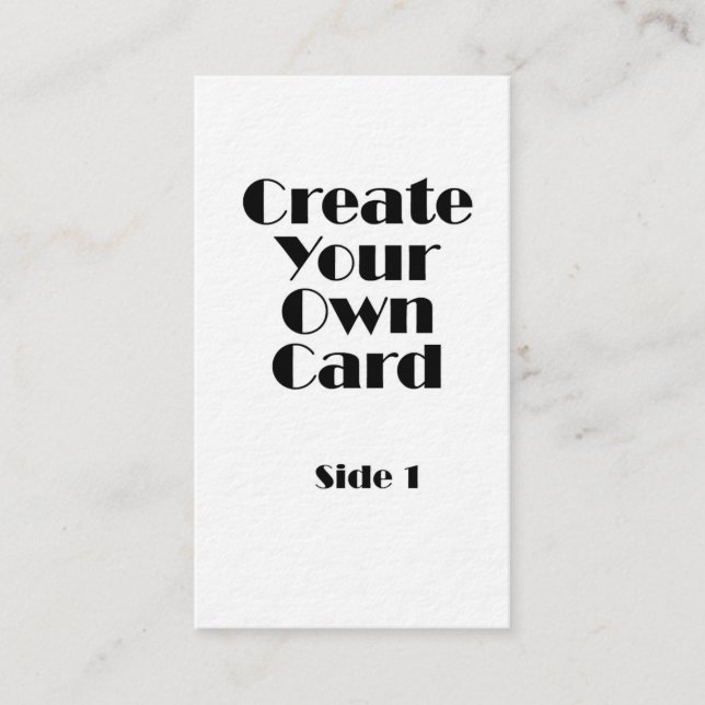 Benutzerdefiniertes Firmenlogo Erstellen Sie Ihre  Visitenkarte (Vorderseite)