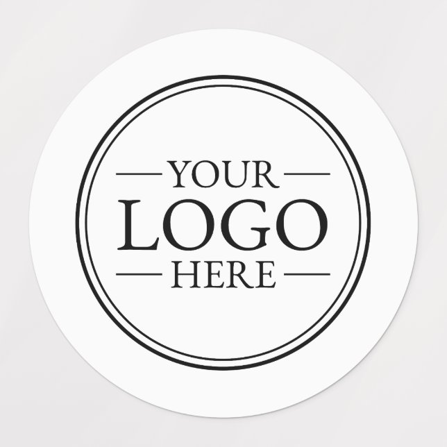 Benutzerdefiniertes Firmenlogo Etiketten (Design 1)