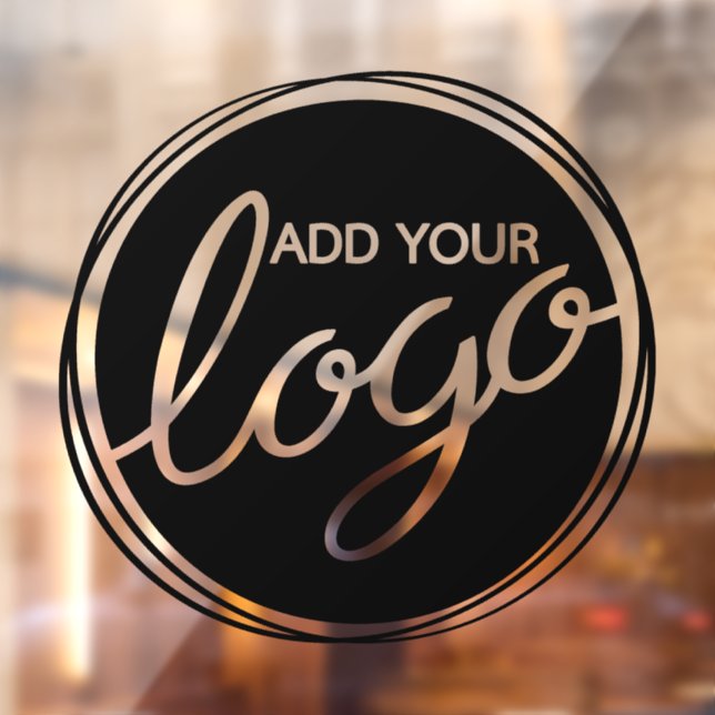 Benutzerdefiniertes Firmenlogo Fensteraufkleber (Blatt 2)