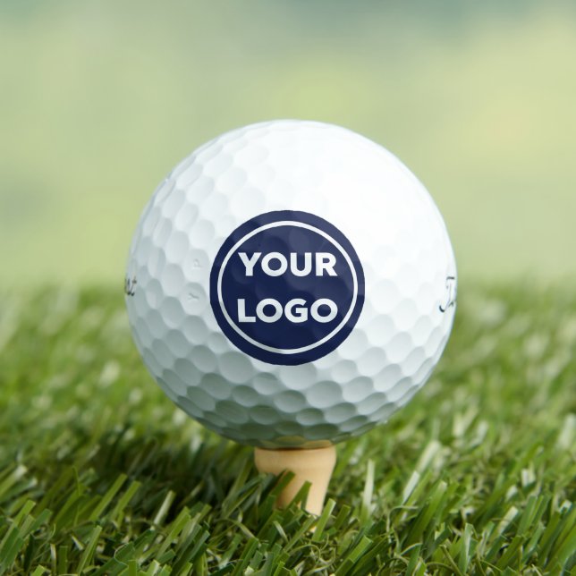 Benutzerdefiniertes Firmenlogo für Navy Blue Premi Golfball (Insitu T-Shirt)