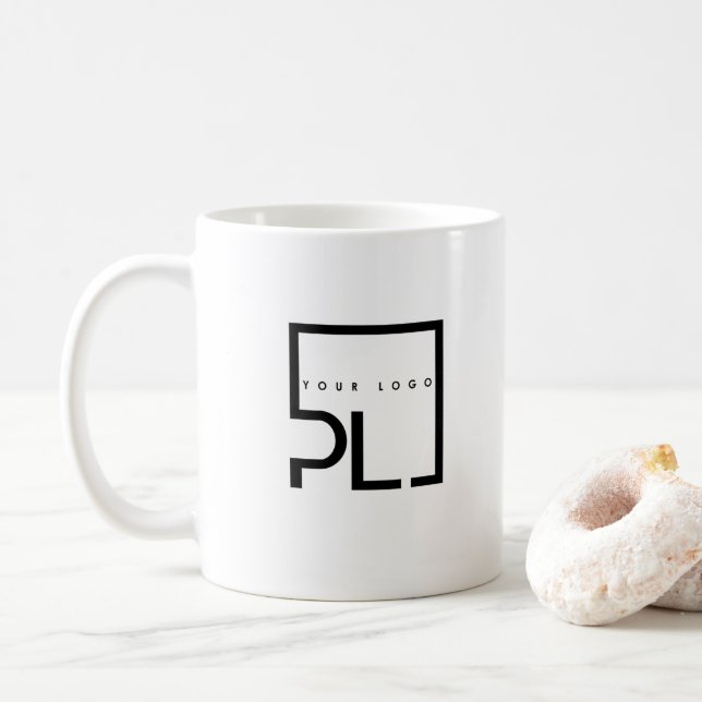 Benutzerdefiniertes Firmenlogo gebrandet  Kaffeetasse (Mit Donut)