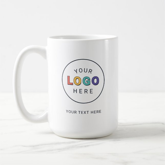 Benutzerdefiniertes Firmenlogo Geschäft Kaffeetasse (Links)