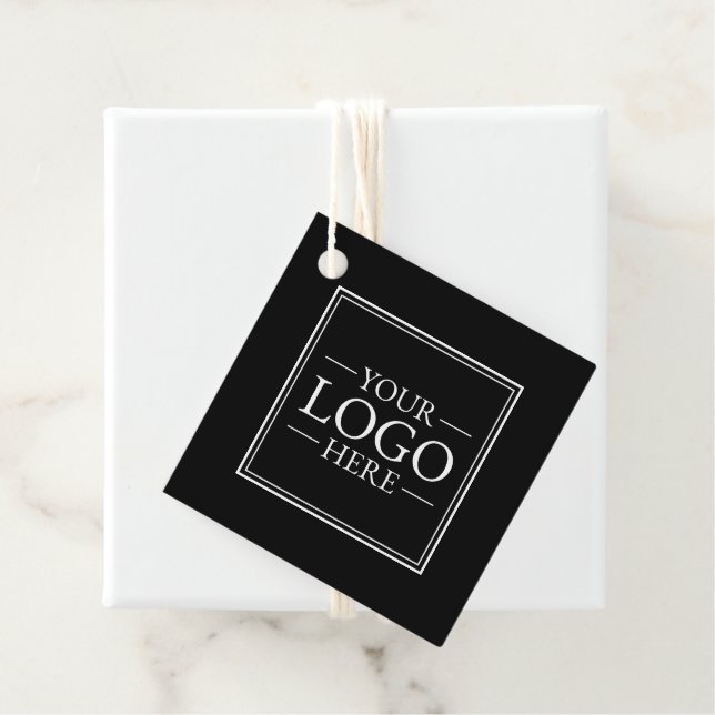 Benutzerdefiniertes Firmenlogo Geschenkanhänger (Beispiel)