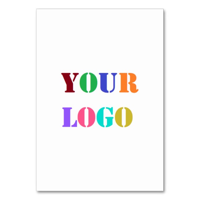 Benutzerdefiniertes Firmenlogo Ihre Tischnummer (Vorderseite)