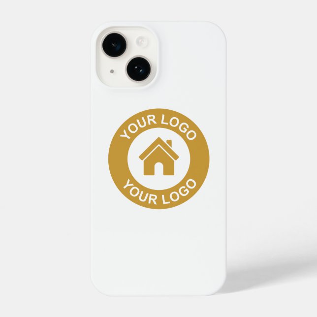 Benutzerdefiniertes Firmenlogo iPhone 14 Hülle (Rückseite)