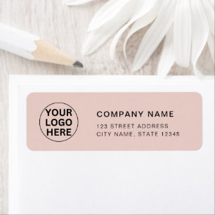 Benutzerdefiniertes Firmenlogo l Clean Blush Pink-
