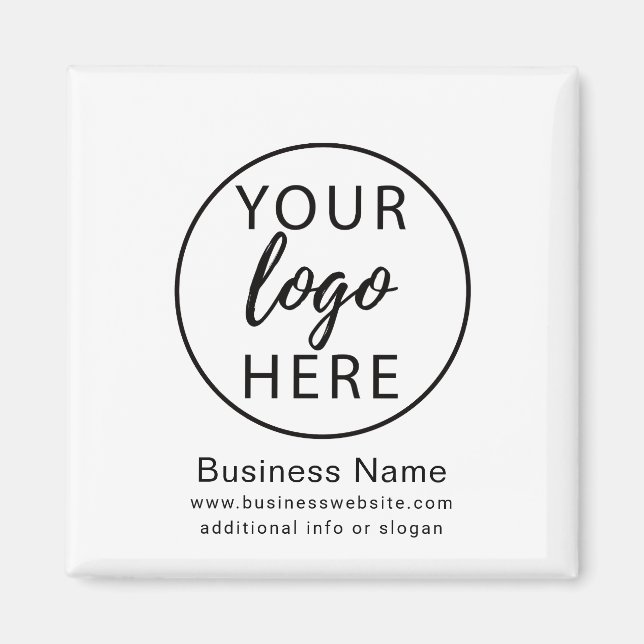 Benutzerdefiniertes Firmenlogo Magnet (Vorne)
