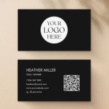 Benutzerdefiniertes Firmenlogo Minimalistischer QR
