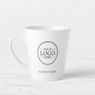 Benutzerdefiniertes Firmenlogo mit benutzerdefinie Milchtasse