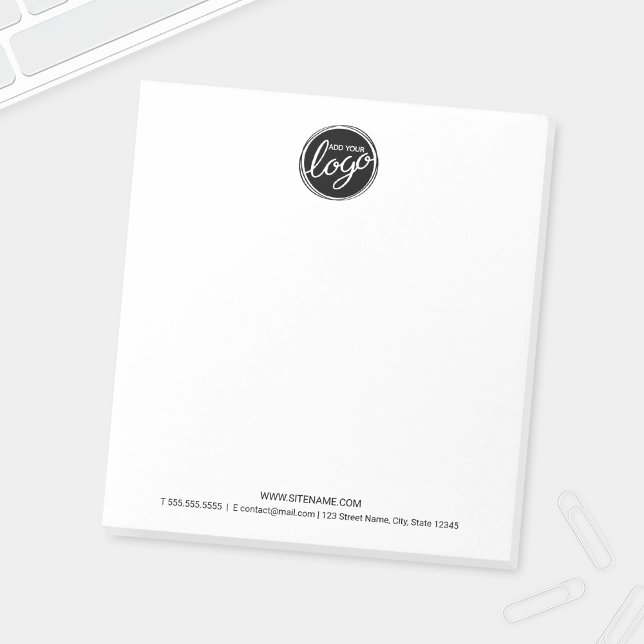 Benutzerdefiniertes Firmenlogo mit benutzerdefinie Notizblock (Von Creator hochgeladen)