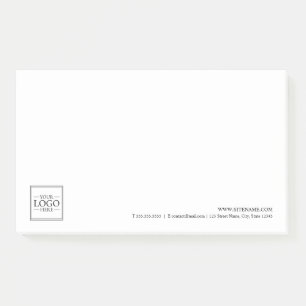 Benutzerdefiniertes Firmenlogo mit benutzerdefinie Post-it Klebezettel