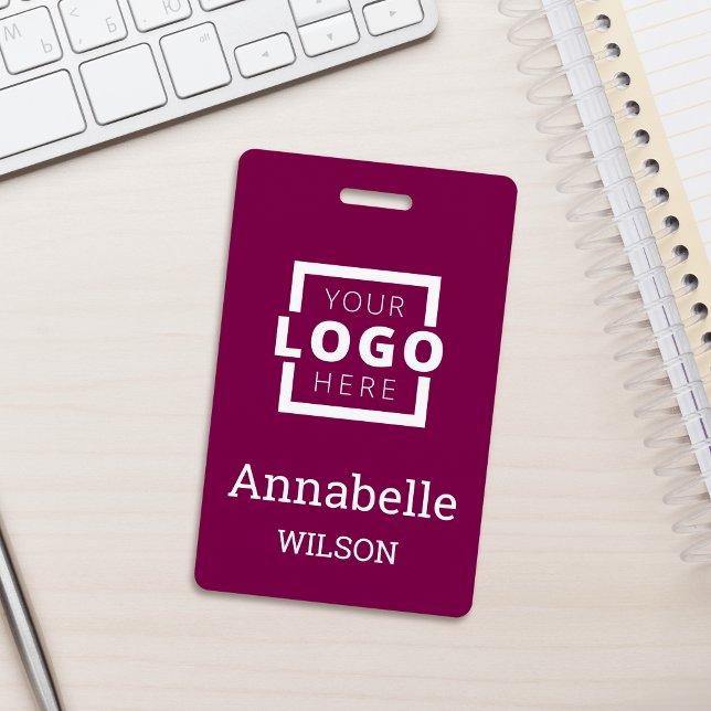 Benutzerdefiniertes Firmenlogo Mitarbeitername Tie Ausweis (Von Creator hochgeladen)
