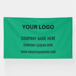 Benutzerdefiniertes Firmenlogo | Name und Slogan Banner