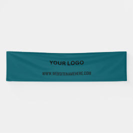 Benutzerdefiniertes Firmenlogo | Name und Slogan Banner