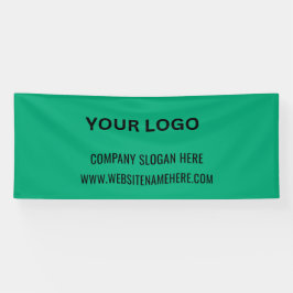 Benutzerdefiniertes Firmenlogo | Name und Slogan Banner