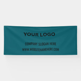 Benutzerdefiniertes Firmenlogo | Name und Slogan Banner
