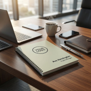 Benutzerdefiniertes Firmenlogo-Notizbuch Persona Notizbuch