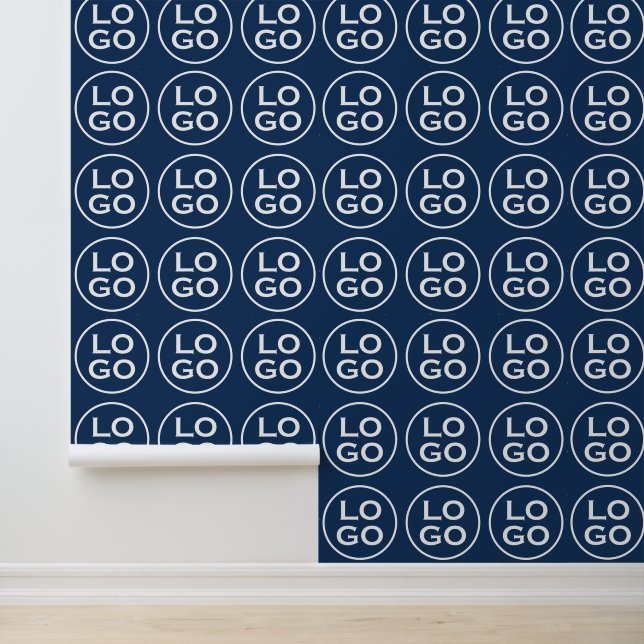 Benutzerdefiniertes Firmenlogo oder Image für Navy Tapete (Anwendung)
