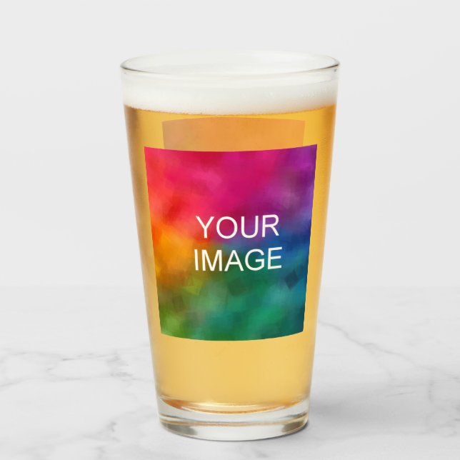 Benutzerdefiniertes Firmenlogo oder Text für die B Glas (Rückseite (gefüllt))