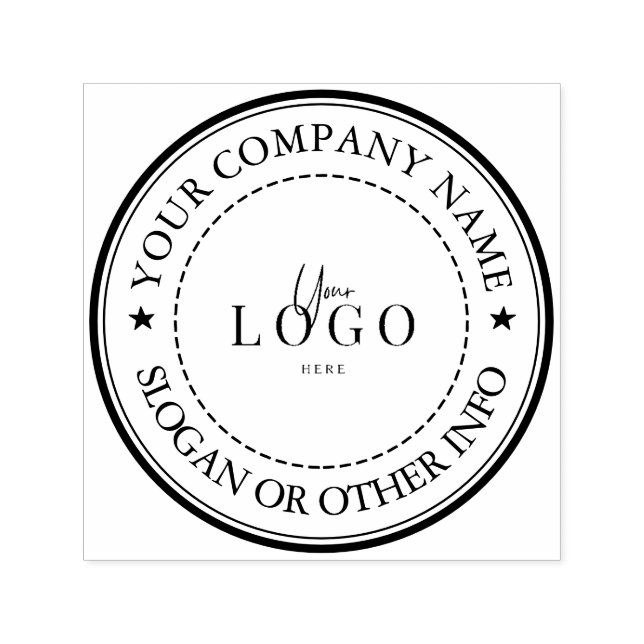 Benutzerdefiniertes Firmenlogo Permastempel (Design)