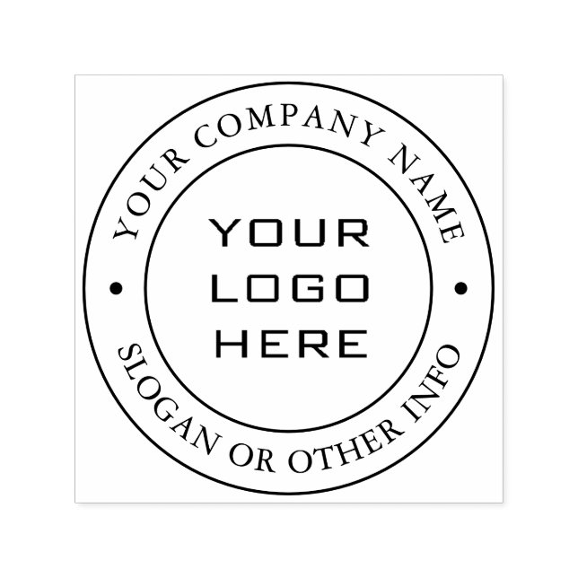 Benutzerdefiniertes Firmenlogo Permastempel (Design)