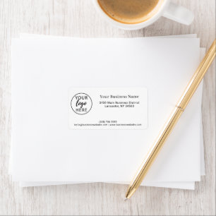 Benutzerdefiniertes Firmenlogo Professional Corpor Adressaufkleber