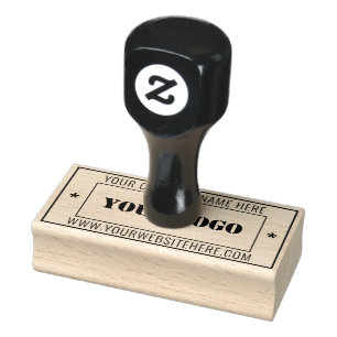 Benutzerdefiniertes Firmenlogo Professionelles Rec Gummistempel