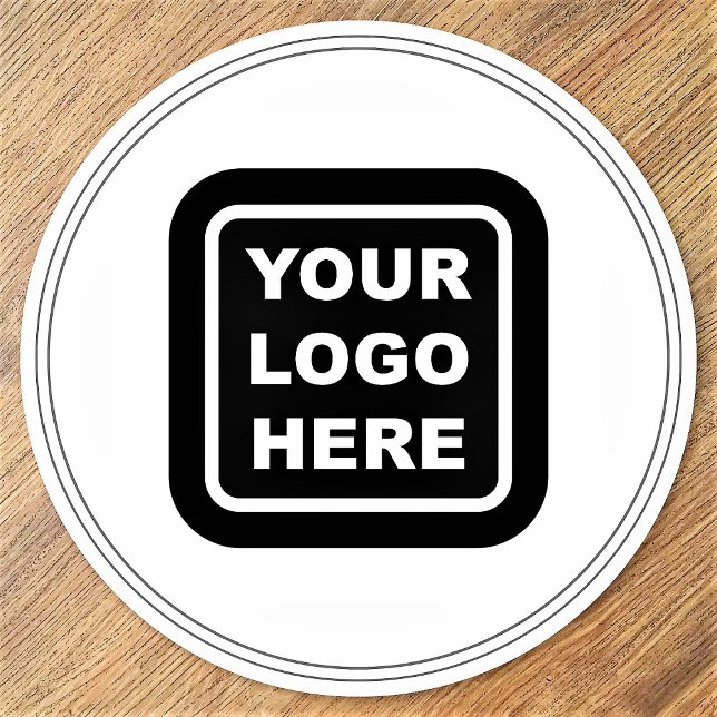 Benutzerdefiniertes Firmenlogo Runder Pappuntersetzer (Von Creator hochgeladen)