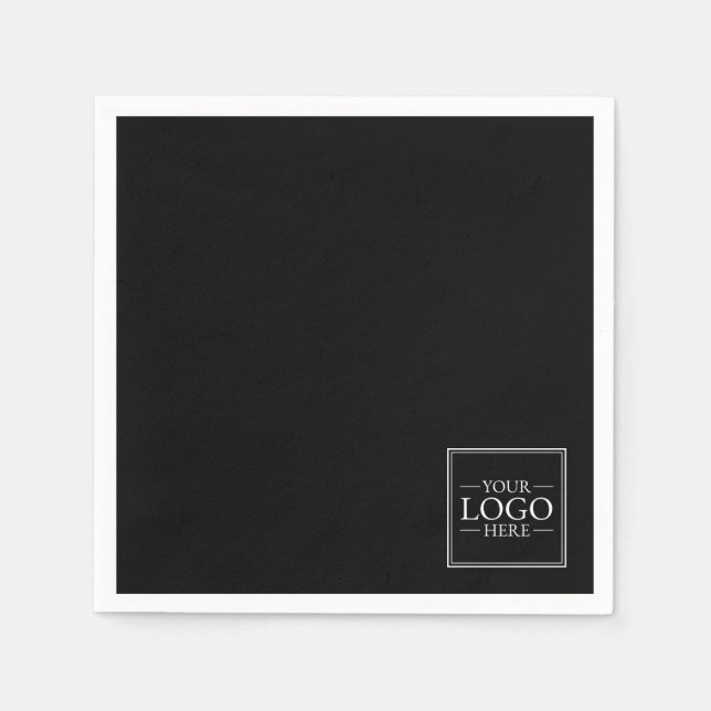 Benutzerdefiniertes Firmenlogo Serviette (Vorderseite)