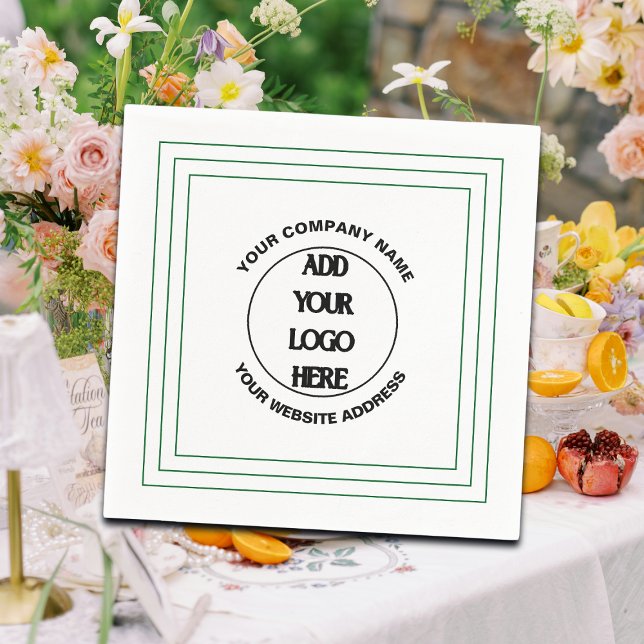Benutzerdefiniertes Firmenlogo  Serviette (Von Creator hochgeladen)