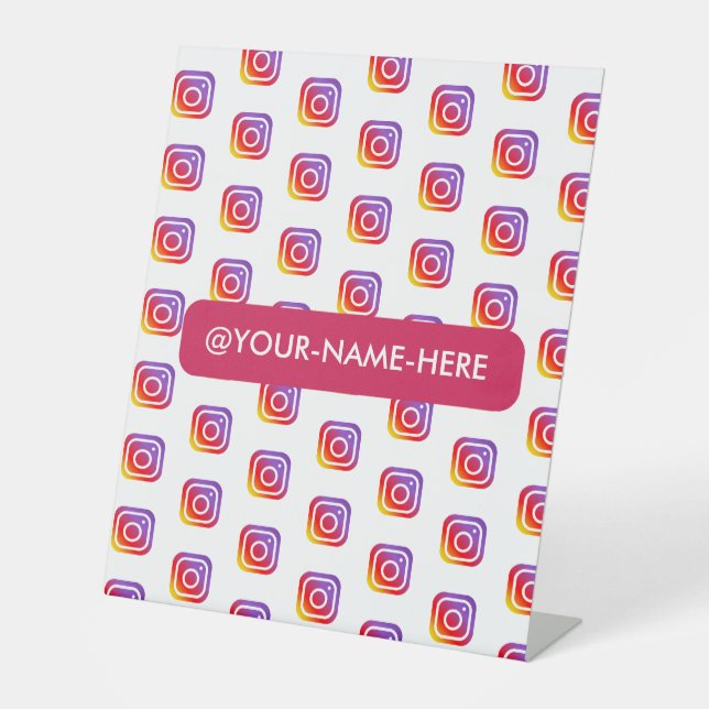 benutzerdefiniertes Firmenlogo Sockelschild (Vorderseite)
