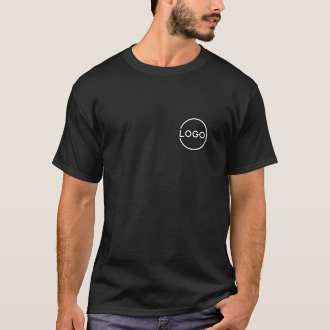 Benutzerdefiniertes Firmenlogo T-Shirt (Vorderseite)