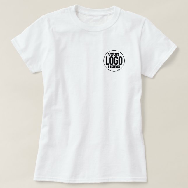 Benutzerdefiniertes Firmenlogo T-Shirt (Design vorne)