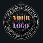 Benutzerdefiniertes Firmenlogo und Dart-Mainboard  Dartscheibe<br><div class="desc">Benutzerdefinierte Farben und Schriftart - Entwerfen Sie Ihr eigenes Personalisiertes Mainboard mit der Website Ihres Firmenlogo oder dem Geschenk für kundenspezifische Textförderungen - Logo hinzufügen - Bild oder QR-Code - Foto / Name - Firma / Website - Informationen / Mehr - Verkleinern, verschieben oder entfernen und hinzufügen von Elementen /...</div>