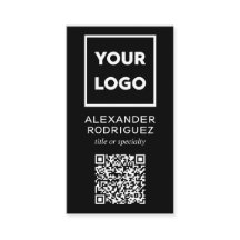 Benutzerdefiniertes Firmenlogo und QR-Code Moderne