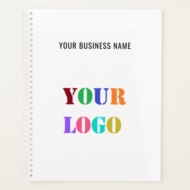 Benutzerdefiniertes Firmenlogo und Text-Business-P Planer (Vorderseite)