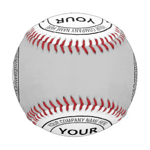 Benutzerdefiniertes Firmenlogo und Text für Baseba Baseball