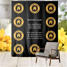 Benutzerdefiniertes Firmenlogo und Text-Hintergrun