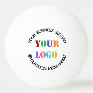 Benutzerdefiniertes Firmenlogo und Text-Pong-Ball Tischtennisball