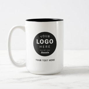 Benutzerdefiniertes Firmenlogo Werbeartikel Geschä Zweifarbige Tasse