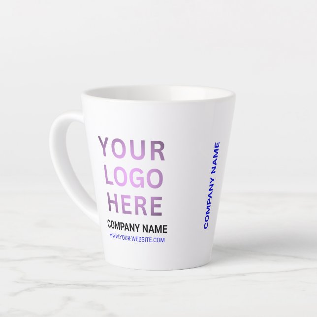 Benutzerdefiniertes Firmenlogo | Werbeunternehmen Milchtasse (Linke Ecke)