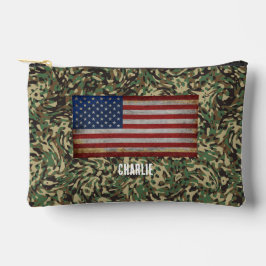 Benutzerdefiniertes Flag Camouflage Grüner Persona Zubehörtasche