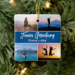 Benutzerdefiniertes Forever Adventing 8 Foto Colla Keramikornament<br><div class="desc">Custom Foto Collage Weihnachtsschmuck für Reisende Capture Ihre Wanderlust mit diesem Custom Forever Adventures 8 Foto Collage Keramik Ornament! Zeigen Sie Ihre Lieblingsreisen Fotos und Erinnerungen von Outdoor-Abenteuern, Ferien und lustigen Zeiten mit Familie und Freunden. Ideal für Abenteuerliebhaber und Outdoorsy-Paare, fügt diese Keramik-Ornament Ihrem Weihnachtsbaum eine persönliche Touch hinzu und...</div>