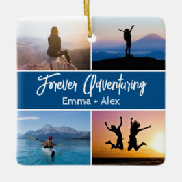 Benutzerdefiniertes Forever Adventing 8 Foto Colla Keramikornament