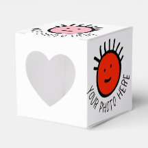 Benutzerdefiniertes Foto 10 x HERZSTART-FAVOR-BOX-