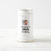 Benutzerdefiniertes Foto 40. Geburtstag