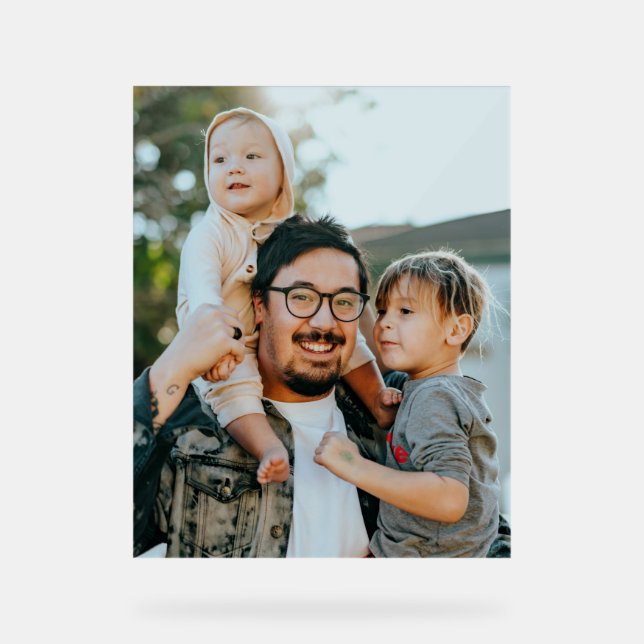 Benutzerdefiniertes Foto Acrylschild (Vorderseite)