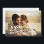 Benutzerdefiniertes Foto Ankündigung Datum freihal<br><div class="desc">Einzigartig Save the Date,  vorne mit Paaren Foto. Einfach anpassbar für Ihren Anlass. Brauchen Sie Hilfe bei der Anpassung dieses Designs? Bitte kontaktieren Sie uns!</div>
