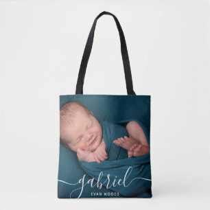 Benutzerdefiniertes Foto Baby Name Baby Accessoire Tasche