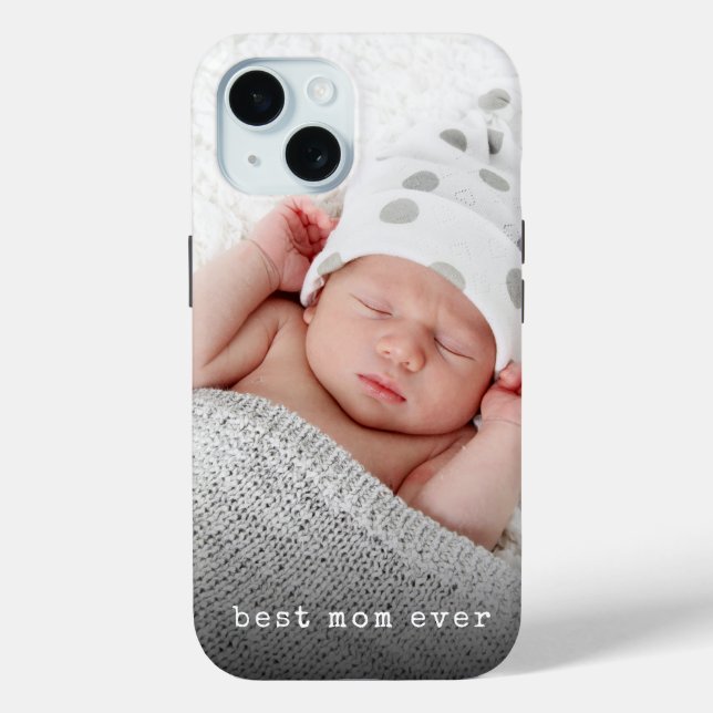 Benutzerdefiniertes Foto Beste Mama je Case-Mate iPhone Hülle (Rückseite)